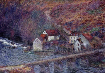 Die Brücke bei Vervy, 1889